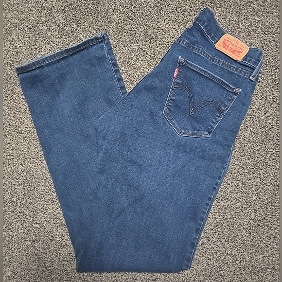 Levi's Denim - Levi Curvy Bootcut Jeans, Womens Size 28, Medium Wash